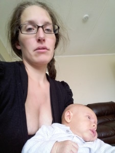 The day I visited the lactation consultant. I felt terrible.