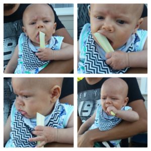 Great for sore, teething gums.
