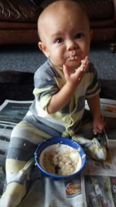 It's messy, but porridge is a hit!