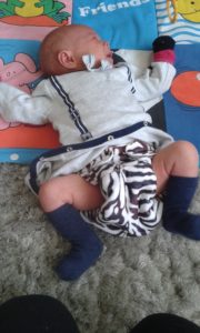 First modern cloth nappy