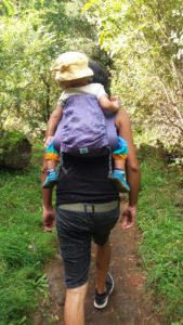 Google said this was an easy 40 minutes walk through farmland. It turned out to be a 3 hour round trip allong a mud track up a mountain! Okay so the cyclone the weekend before didn't help things.