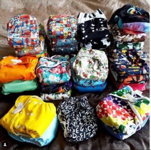 Our current Cloth Nappy collection.
