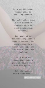 Musings from my period week.