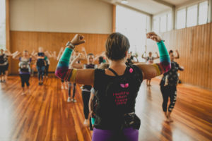 Squats, more dancing, arms, more dancing . . .